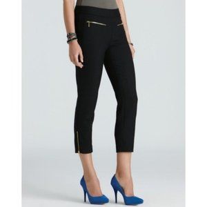 Kate Spade Pull On Cropped Wool Blend Pants Black